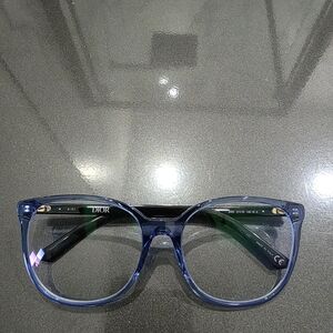 Dior Blue Transparent Eyeglasses